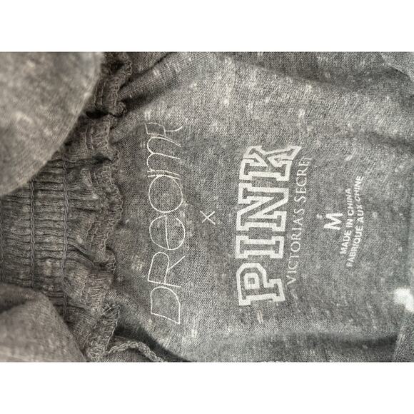 PINK Victoria’s Secret Gray Dreamr Cozy Jumpsuit Loungewear One Piece Sz Medium - Picture 6 of 8